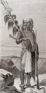Un natif de Timor, Asie du Sud-Est, de 